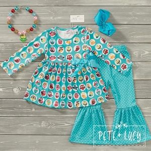 Vibrant Owl Pant set